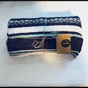 Mexican Woven Blanket Recycled Fabrics / Falsa